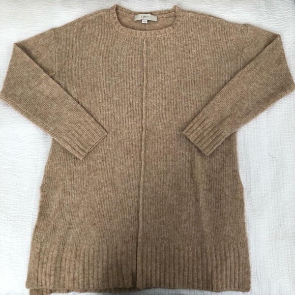 Sale✨ NWOT Loft Long Sleeve Sweater w/ Center Seam - Picture 2 of 2